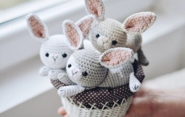 Как связать зайца крючком: схемы и описание