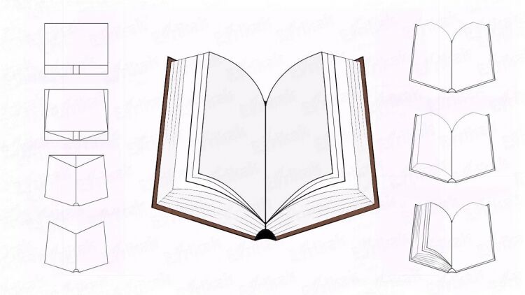 Как нарисовать книгу