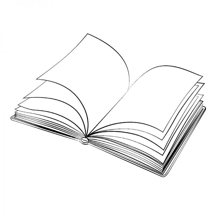 Как нарисовать книгу